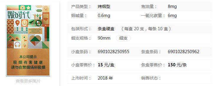 2023鉆石微時代香煙最新價格介紹截圖